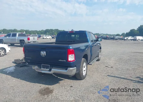 2021 Ram 1500 Big Horn 4X4 6'4 Box from USA, damaged, VIN 1C6RRFBGXMN722277